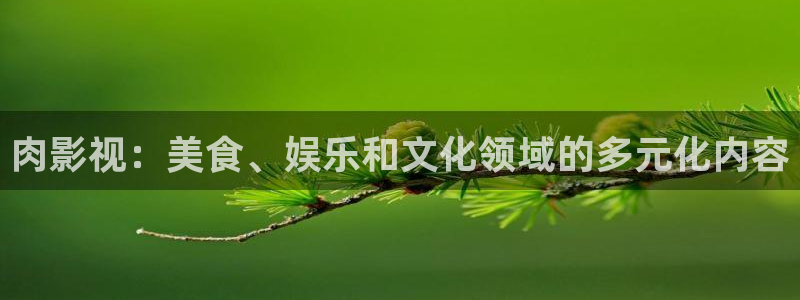 98影院热播剧有哪些：肉影视：美食、娱乐和文化领域的多元化内容
